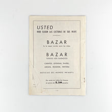 画像をギャラリービューアに読み込む, Parte de la revista infantil Bazar con partituras.
