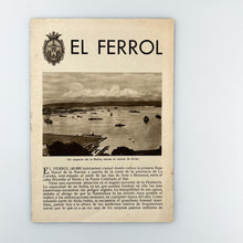 Cargar imagen en el visor de la galería, El Ferrol Panfleto turístico años 1950
