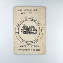 Cargar imagen en el visor de la galería, USS Vermilion AKA-107 Visita el Ferrol, 18-19 Noviembre 1960
