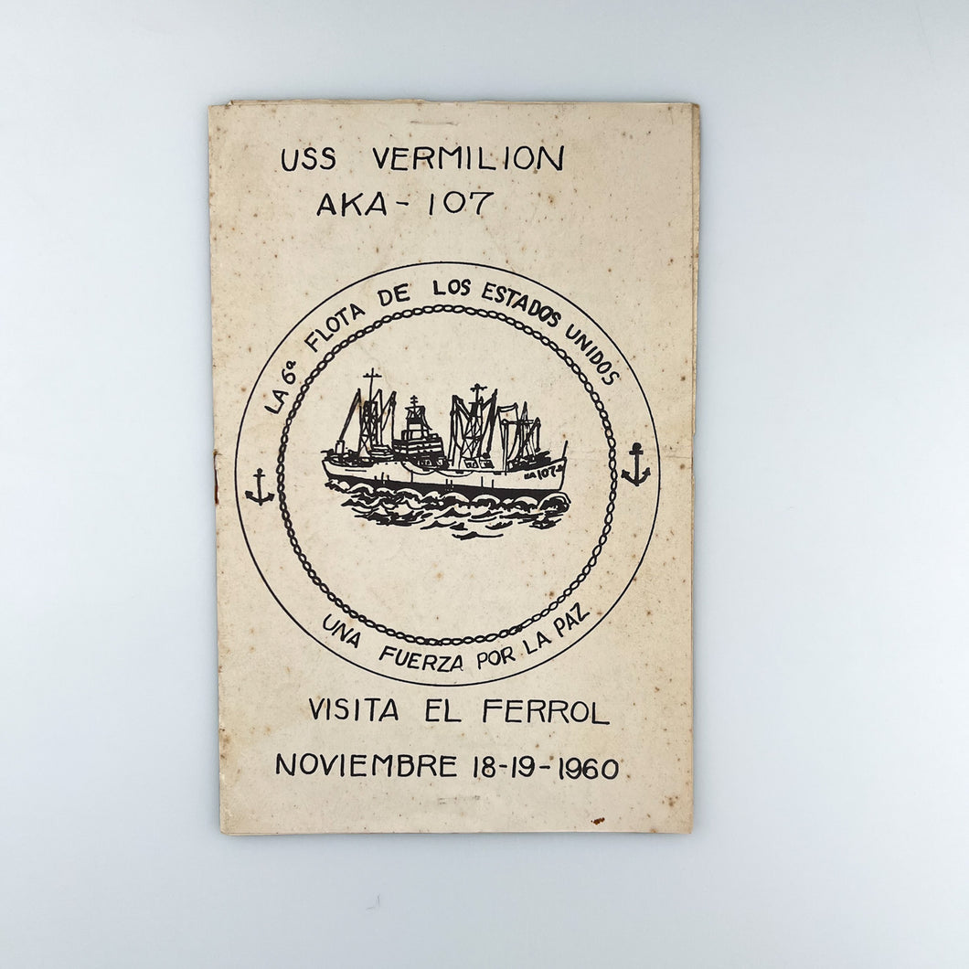 USS Vermilion AKA-107 Visita el Ferrol, 18-19 Noviembre 1960