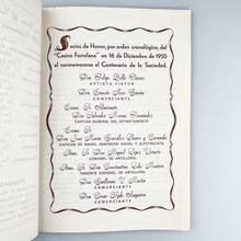 Load image into Gallery viewer, Reseña del centenario del Casino Ferrolano, 1950
