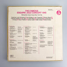 画像をギャラリービューアに読み込む, BOX 3xLP. Varios. The Famous Esquire Jazz Concert 1945
