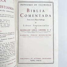 Laden Sie das Bild in den Galerie-Viewer, Biblia Comentada I, II, III y IV y Biblia. BAC
