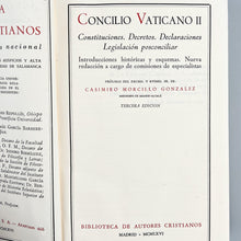 画像をギャラリービューアに読み込む, Concilio Vaticano II, Constituciones, Decretos, Declaraciones, Casimiro Morcillo González BAC

