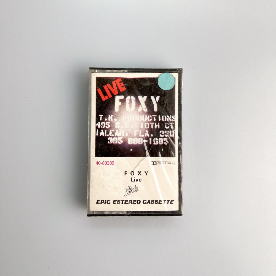 CASSETTE. Foxy. Live