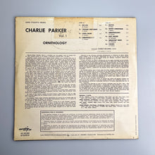 画像をギャラリービューアに読み込む, LP. Charlie Parker. Ornithology
