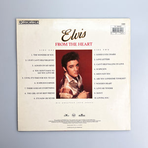 LP. Elvis. From The Heart (His Greatest Love Songs)
