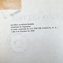 Laden Sie das Bild in den Galerie-Viewer, O Novo Xuez, Gonzalo López Abente, Colección Céltica (Facsímil)
