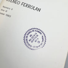 Cargar imagen en el visor de la galería, Cuadernos Ateneo Ferrolano, Año III, Nº 2, Nadal 1983
