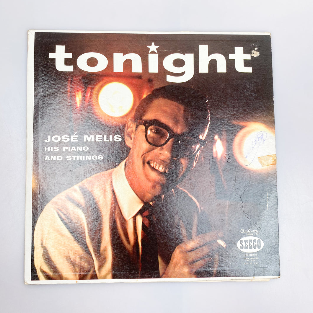 LP. Jose Melis His Piano And Strings. Tonight