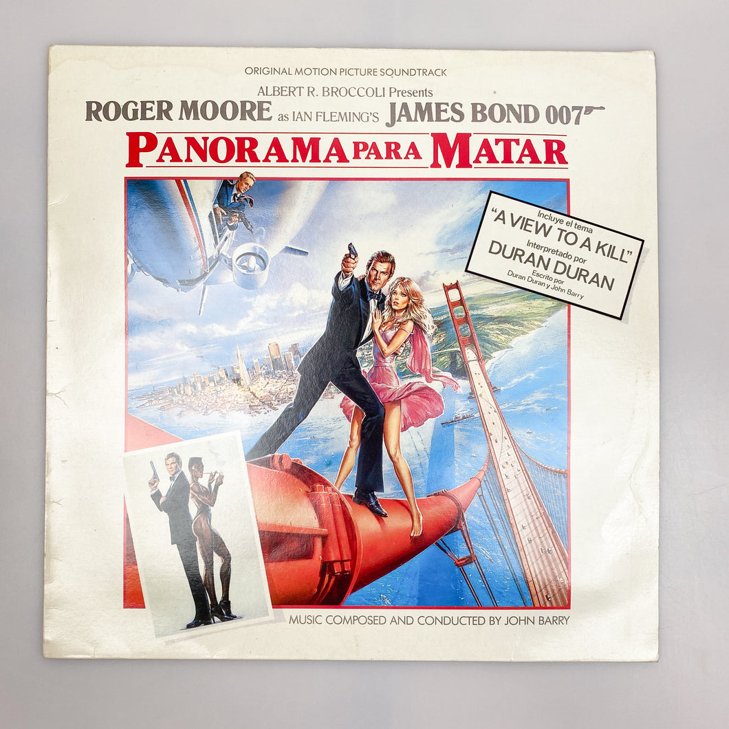 LP. John Barry. Panorama Para Matar (Original Motion Picture Soundtrack)