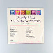 Cargar imagen en el visor de la galería, LP. Claudio Villa. Concerto All' Italiana (Volume 5)
