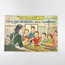Cargar imagen en el visor de la galería, Cartel Publicitario Golosina Marca La Barraca con Calendario, 1964
