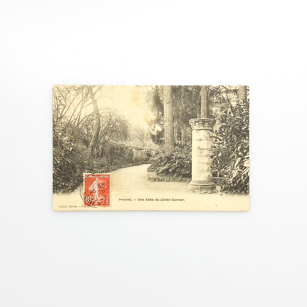Postal Provins - Une Allée du Jardin Garnier