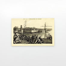 Load image into Gallery viewer, Postal Offert par la Chocolaterie du Vivarais. 18. Marseille - Le Fort Saint-Jean et la Cathédrale
