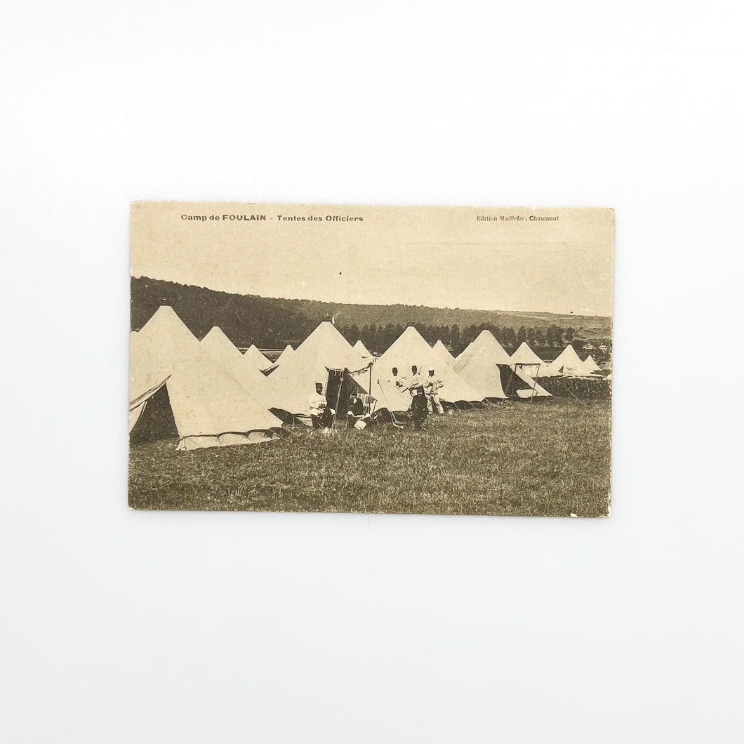 Postal Camp de Foulian - Tentes des Officiers