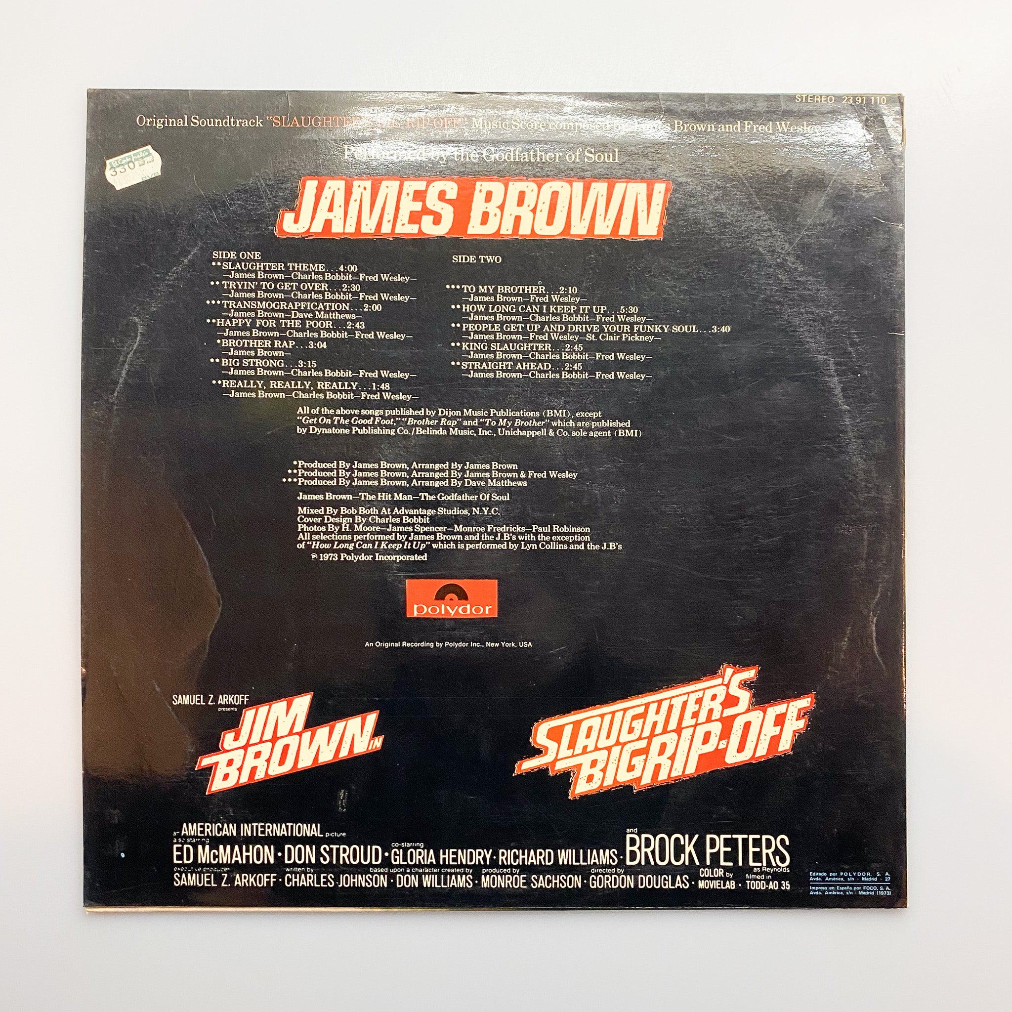 LP. James Brown. Slaughter