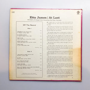 LP. Etta James. At Last!