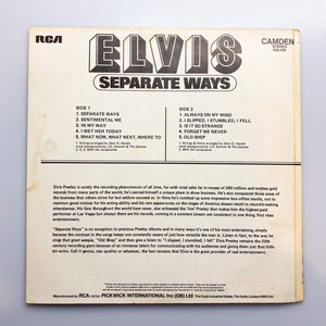 LP. Elvis Presley. Separate Ways