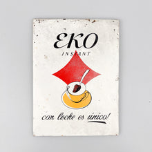 Cargar imagen en el visor de la galería, Cartel chapa Eko Instant, 1970's
