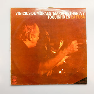 LP. Vinicius De Moraes / Maria Bethania y Toquinho. En La Fusa