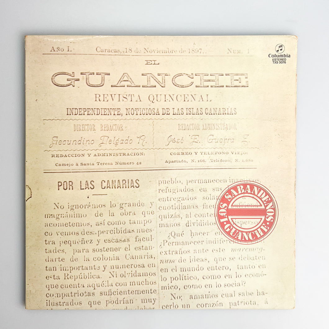 LP, Gat. Los Sabandeños. Guanche