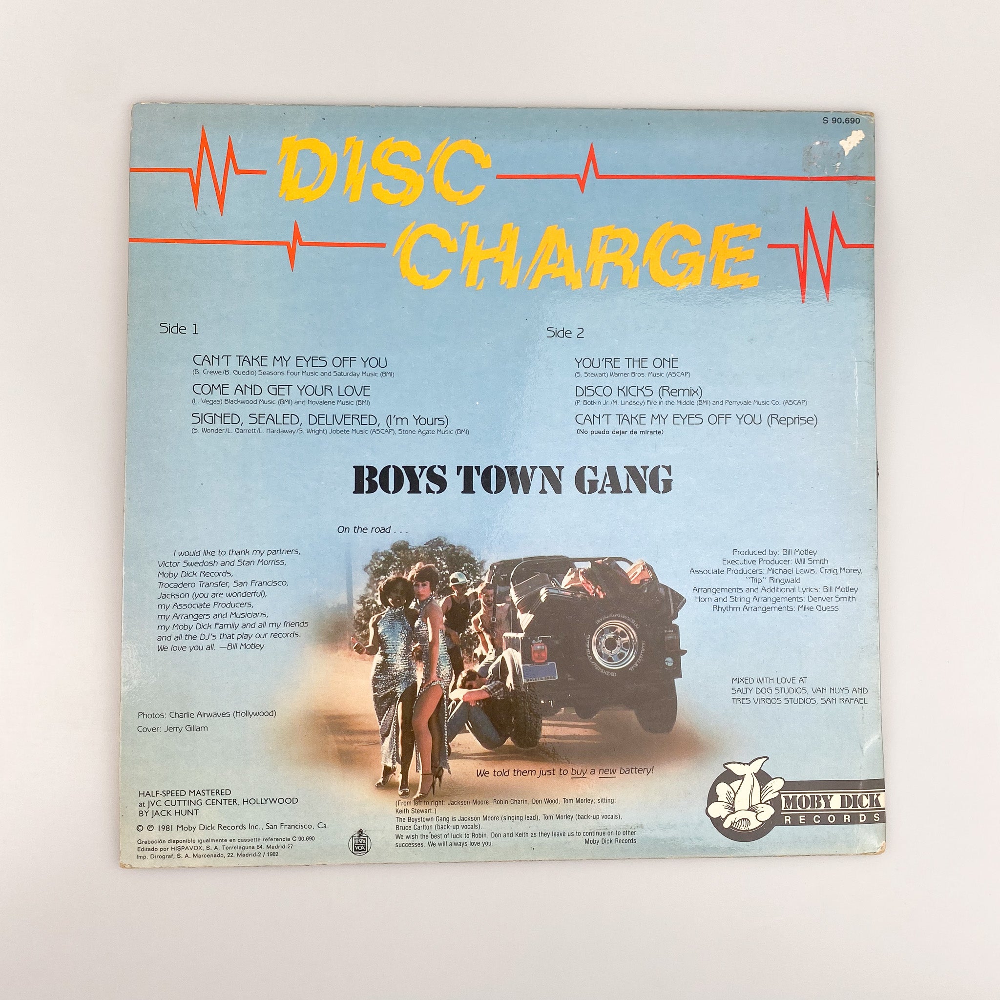 LP. Boys Town Gang. Disc Charge – falsotecho LP. Boys Town Gang. Disc Charge – falsotecho