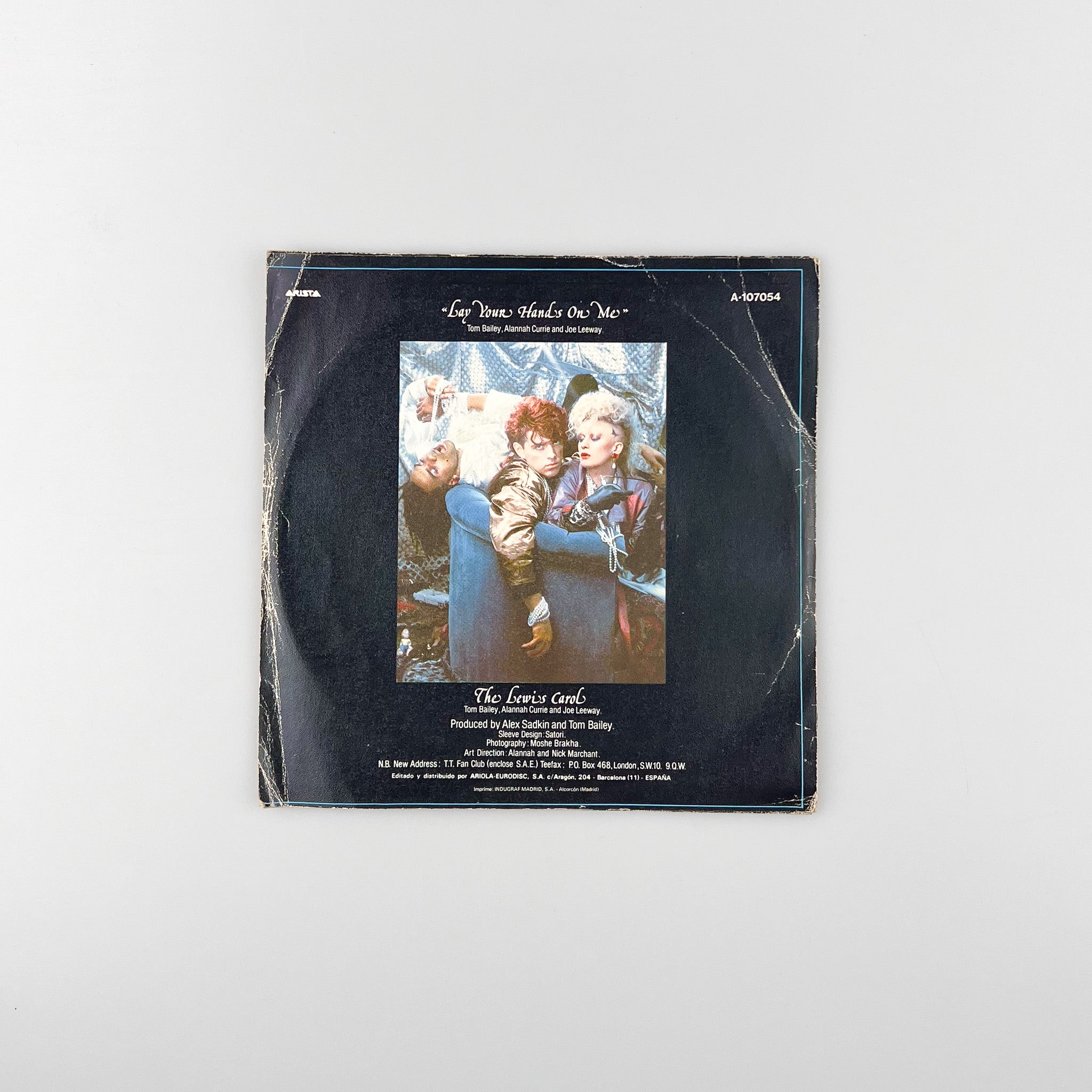 SINGLE. Thompson Twins. Lay Your Hands On Me – falsotecho