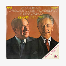 Laden Sie das Bild in den Galerie-Viewer, LP. Artur Rubinstein, The Philadelphia Orchestra, Eugene Ormandy, Chopin. Concerto No. 2 In F Mino
