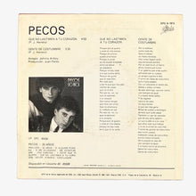 Laden Sie das Bild in den Galerie-Viewer, SINGLE. Pecos. Que No Lastimen A Tu Corazon
