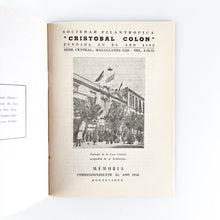 Load image into Gallery viewer, Sociedad Filantrópica “Cristobal Colón” Memoria de año 1956. Montevideo
