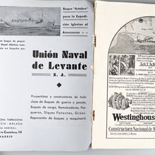 Load image into Gallery viewer, Revista Crónica de la Expedición al Amazonas. Botadura del Artabro. 1935
