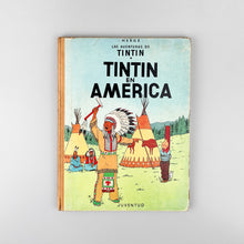 Cargar imagen en el visor de la galería, Tintín, Tintín en América, Hergé. Juventud 2ª Edición 1969
