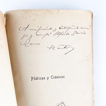 Load image into Gallery viewer, Pláticas y Crónicas, M. Casás Fernández. 1907
