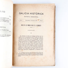 Load image into Gallery viewer, Galicia Historica, Revista Bimestral Tomo II - Año 1903 Numero XI Septiembre-Octubre
