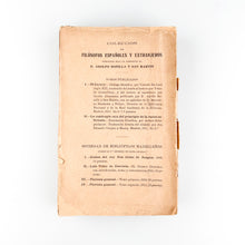 Load image into Gallery viewer, Historia de la Filosofía Española (Siglos VIII-XII: Judíos), Adolfo Bonilla y San Martín
