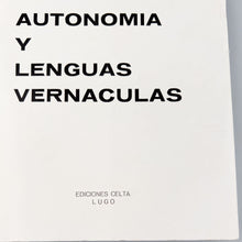 Load image into Gallery viewer, Autonomia y Lenguas Vernáculas, Benito Batan.
