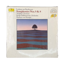 Charger l'image dans la galerie, LP. Ludwig van Beethoven / Herbert von Karajan / Berliner Philharmoniker. Symphonien Nr. 5 &amp; 8 / Ouvertüre "Fidelio"
