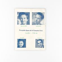 Load image into Gallery viewer, Folleto de mano La Viuda Alegre, Luis Sagi-Vela. Cantable Opereta
