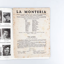 Load image into Gallery viewer, Folleto de Mano La Montería. Zarzuela de José Ramos Martín. Música de Jacinto Guerrero
