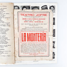 Load image into Gallery viewer, Folleto de Mano La Montería. Zarzuela de José Ramos Martín. Música de Jacinto Guerrero
