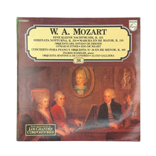 Charger l'image dans la galerie, LP. Wolfgang Amadeus Mozart. Eine Kleine Nachtmusik, K. 525 - Serenata Notturna, K. 239 - Marcha En Re Mayor, K. 249 - Concierto Para Piano Y Orquesta No. 20 En Re Menor, K. 466
