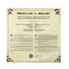 Load image into Gallery viewer, LP. Wolfgang Amadeus Mozart. Concierto Nº 2 Para Violín y Orquesta En Re Mayor KV 211 / Concierto Nº 3 En Mi Bemol Mayor Para Trompa  KV 447
