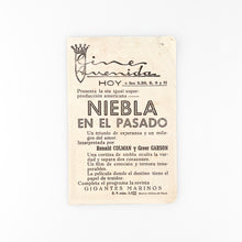 Load image into Gallery viewer, Folleto de mano Cine Avenida, Ferrol Niebla en el Pasado
