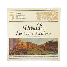 Laden Sie das Bild in den Galerie-Viewer, LP. Antonio Vivaldi / Ferdinand Mezger, Kurpfälzisches Kammerorchester Mannheim, Eugen Bodart. Las Cuatro Estaciones Conciertos Nº 1, Nº 2, Nº 3, Nº 4
