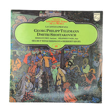 Laden Sie das Bild in den Galerie-Viewer, LP. Georg Philipp Telemann / Dmitri Shostakovich. La Cantata Profana
