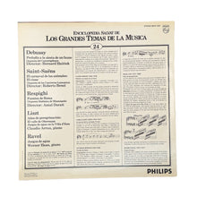 Cargar imagen en el visor de la galería, LP. Franz Liszt / Claude Debussy / Ottorino Respighi / Maurice Ravel / Camille Saint-Saëns. El Valle De Obermann / Juegos De Agua En La Villa D'Este / Preludio A La Siesta De Un Fauno / Fuentes De Roma / Juegos De Agua / El Cisne
