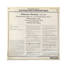 Laden Sie das Bild in den Galerie-Viewer, LP. Johannes Brahms - Kurt Masur, Gewandhausorchester Leipzig, Misha Dichter. Concierto Para Piano N.º 2 En Si Bemol Mayor, Op. 83
