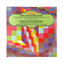 Cargar imagen en el visor de la galería, LP. Johannes Brahms / Arnold Schoenberg. Variaciones Y Fuga Sobre Un Tema De Haendel Op. 24 / Variaciones Para Orquesta Op. 31
