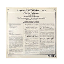 Load image into Gallery viewer, LP. Claude Debussy, Werner Haas, London Symphony Orchestra, Pierre Monteux. Imágenes Para Orquesta / Suite Bergamasque / La Catedral Sumergida
